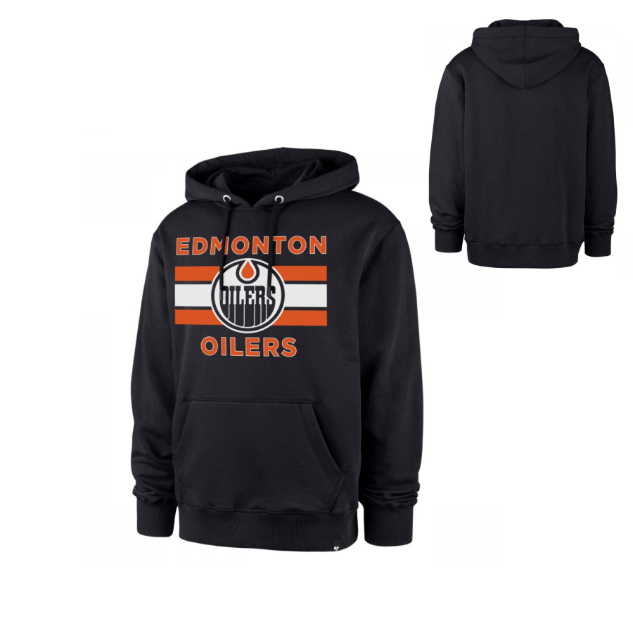 47 BRAND BURNSIDE DISTRESSED NHL EDMONTON OILERS PÁNSKA MIKINA 